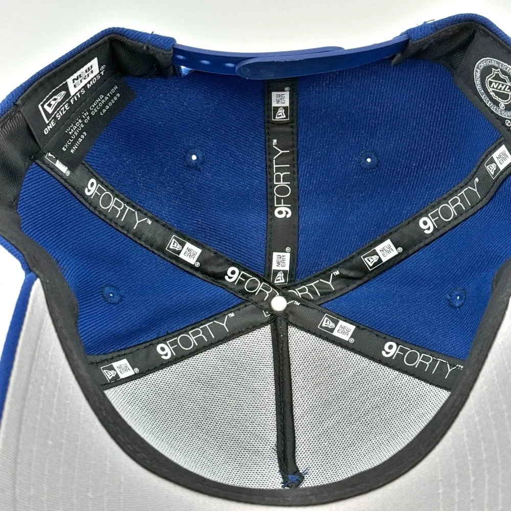 New York Islanders Hat New‎ Era NHL 9FORTY A-Frame Adjustable Cap Blue NEW